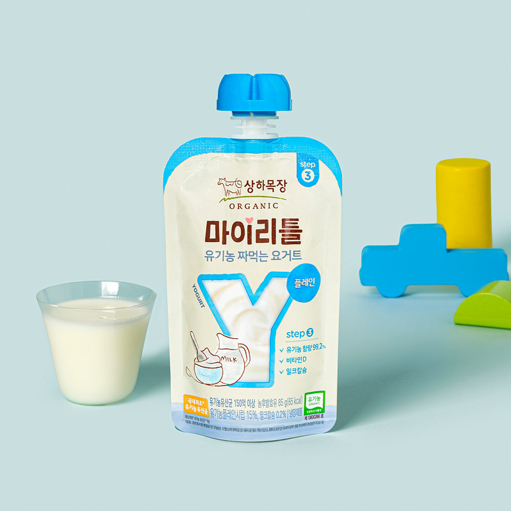 상하목장 마이리틀 유기농 퍼먹는 요거트 플레인 제품 이미지