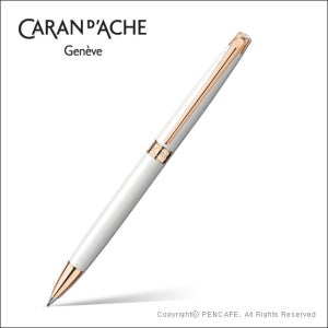 까렌다쉬 레만 슬림 화이트 로즈골드 실버로듐 샤프(0.7mm/4761.001)