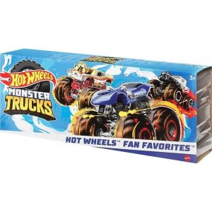 핫휠 Hot Wheels Monster Trucks Creature 1 64 스케일 장난감 a 몬스터 트럭 3팩 Shark Wreak Piran-ahh Mega Wrex 33