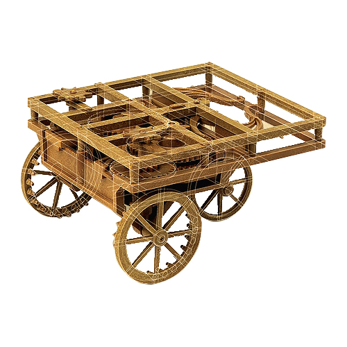 아카데미과학 과학교재 레오나르도 다빈치 자동차 Da Vinci Self Propelling Cart <b>18129</b>