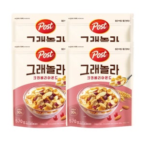 맥심 포스트 그래놀라 크랜베리 570g x4개