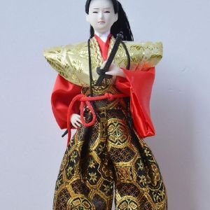 일본 전통 목각 인형 복고양이 게이샤인형 사무라이 이자카야 피규어
