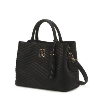 닥스 [CARLISLE] 블랙 칼라일 가죽 토트백 DCBA2E366J 428519