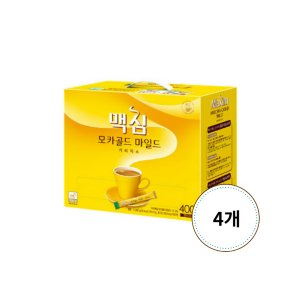 맥심 동서식품 맥심 모카골드 마일드 커피믹스 스틱 12g 400개입 4개