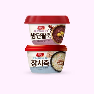 동원 양반 밤단팥죽 285g x 12개 + 참치죽 287g x 12개