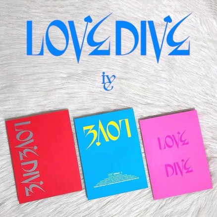 에이치투미디어 3종 SET IVE 아이브 - 싱글 2집 LOVE DIVE