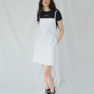 폴앤앨리스 Backless Strap Mini Dress / White