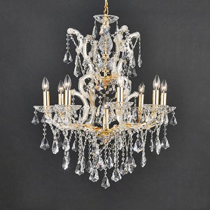 카리노 9등 샹들리에 / 선연장 골드 촛대샹들리에 샹드리에 방샹들리에