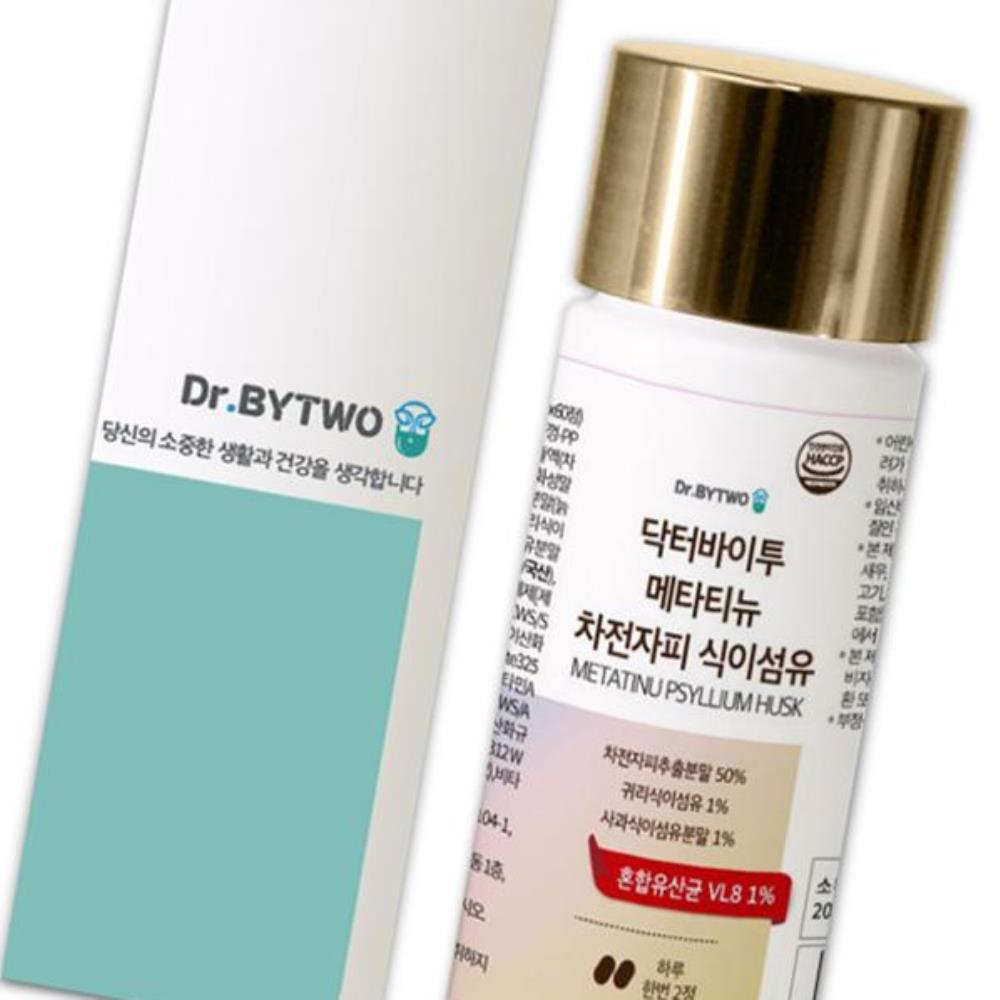 메타티뉴 차전자피 식이섬유 500mg 닥터바이투 변비개선 쾌변 다이어트 콜레스테롤  1개