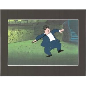 SCOOBY DO 1972 Oliver Hardy Production Animation Cel from Hanna Barbera 256