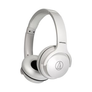 [오디오테크니카] 공식수입원 ATH-S220BT 화이트 초경량 무선 블루투스 온이어 헤드폰 60시간 연속재생