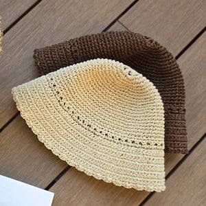 바캉스 얀 피오레 내츄럴 버킷햇