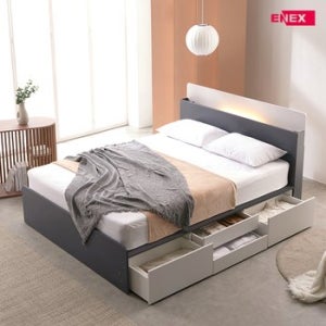 ENEX 4단서랍침대 SS-호텔식투인스매트리스
