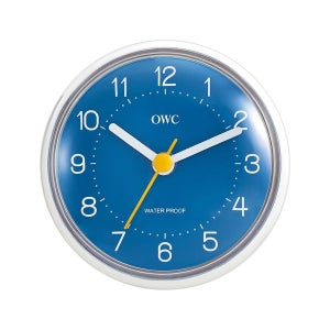 오리엔트 OWC 부착형 욕실 블루 방수시계, 8cm, OT1599W
