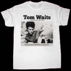 희귀 톰 웨이츠 남녀공용 티셔츠  남녀공용  올 사이즈 S to LLL522
