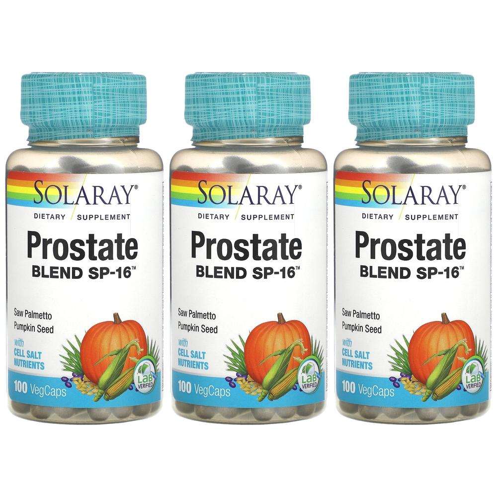 솔라레이 미국산 쏘팔메토 남성 <b>프로스테이트 블렌드 SP</b><b>16</b> 100베지캡슐 3개