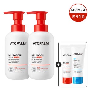 [아토팜]MLE 로션 300ml (증정)로션60ml+탑투토워시100ml 11/24~30