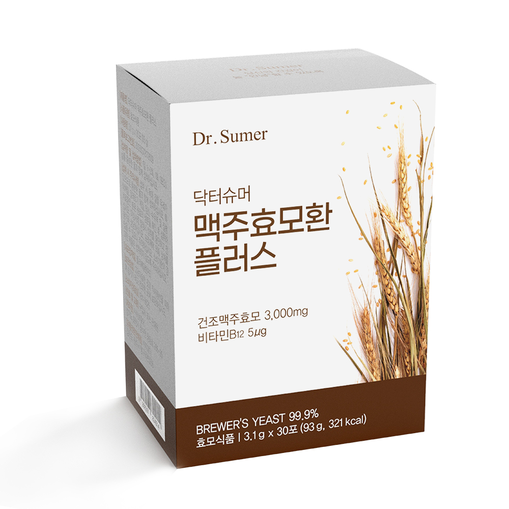 닥터슈머 <b>맥주효모 환</b> 플러스 3.1g x 30포