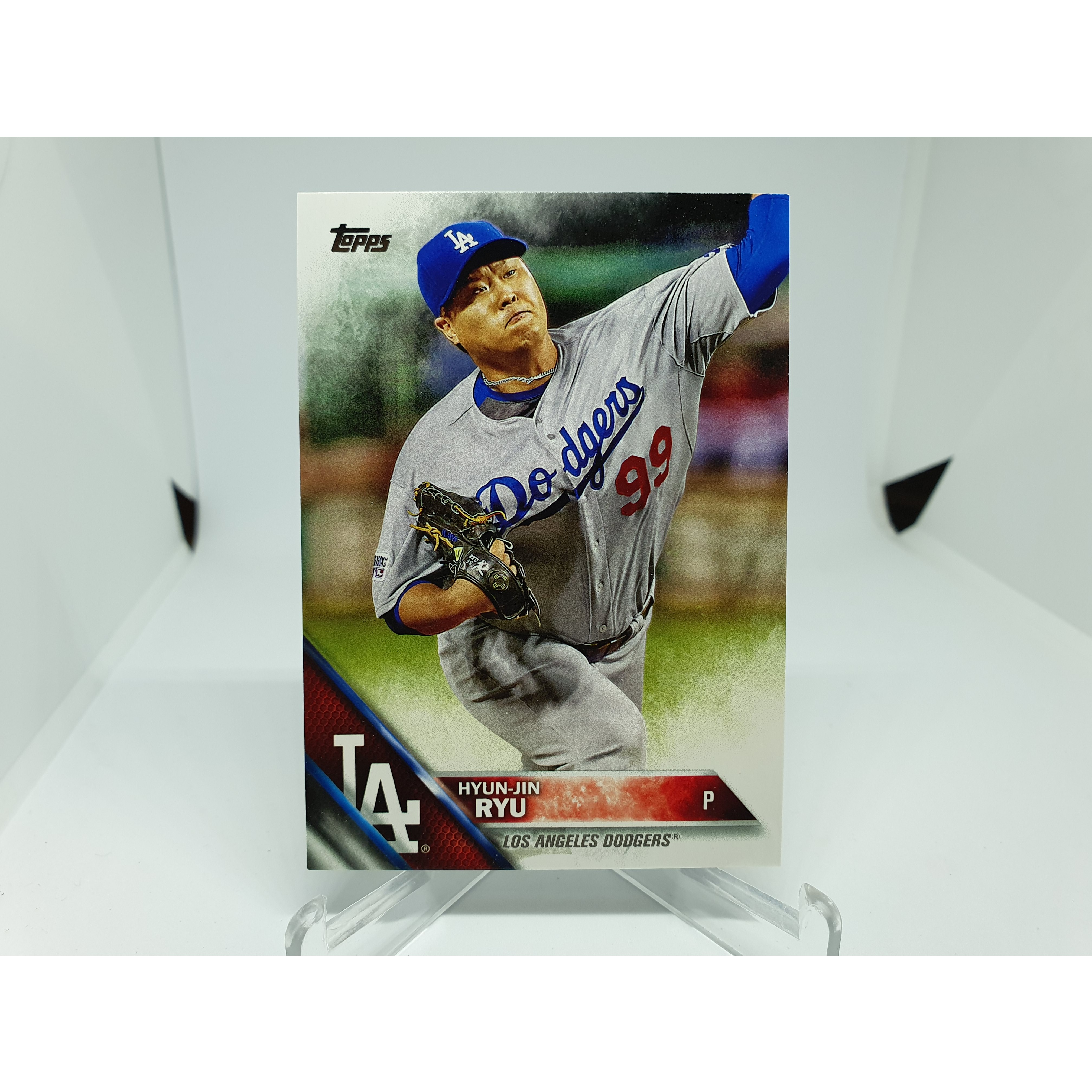 류현진 야구카드 2016 TOPPS Series 1 MLB카드 LA 다저스 Dodgers  1개