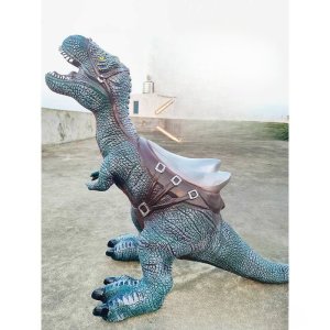 거대 공룡인형 탑승 마스코트 동물 파티 인형 장난감 초대형 그린 티라노사우루스 렉스 1미터
