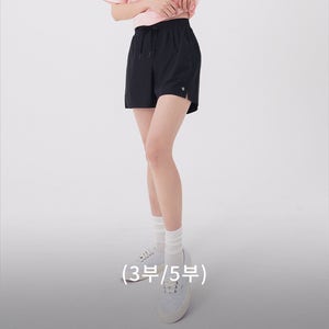 트레이닝반바지 스포츠레깅스 올데이 무브먼트 숏팬츠 블랙 요가웨어