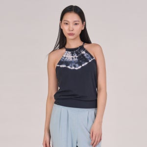 [오즈이즈] OZTI4019 타이다이 홀터 캐미솔 - 다크 나이트 5009829346