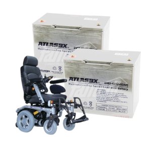아트라스비엑스 EV82 -12(12V-82AH) 배터리 2개 / 전동휠체어, 전기스쿠터, 청소차, 딥사이클