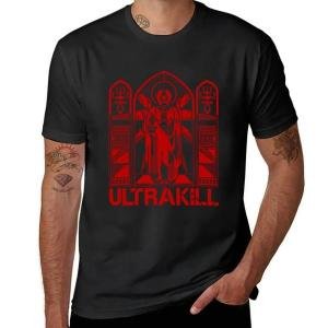 커스텀 셔츠 티셔츠 티셔츠 디자인 남성용 나만의 무게추 Ultrakill 옷 V2Gabriel Ultrakill 귀여운 그래픽