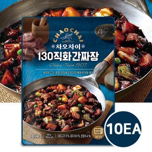 차오차이 차오차이 130직화간짜장 180g 10개/간편식 캠핑여행 즉석짜장  전자레인지용