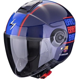 Scorpion Exo-City II FC Barcelona Jet Helmet(Blue/Red)스콜피온 풀젯