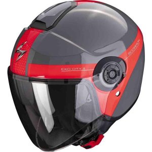 Scorpion Exo-City II Short Jet Helmet(Gray/Red)스콜피온 풀젯