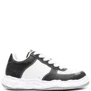 메종미하라야스히로 남성 웨인 OG솔 스니커즈 블랙화이트 A11FW712 BLACK WHITE