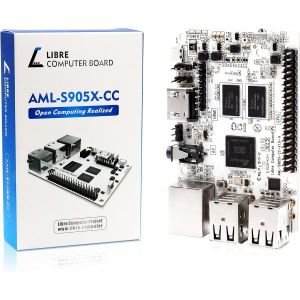 리브르 컴퓨터 보드 AML-S905X-CC(르 포테이토) 4K 미디어용 2GB 64비트 미니 컴퓨터