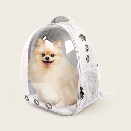 강아지우주선가방 고양이이동장 투명우주선 백팩