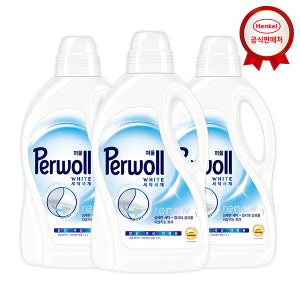 헨켈 퍼울 화이트 리뉴 세탁세제 1.9L x3개 (일반/드럼 겸용)