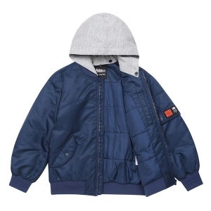 [NBA KIDS] NBA 스포츠 MA-1 후디 패딩 점퍼(K223JP110P)