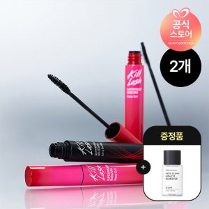 [2EA] 클리오 킬래쉬 수퍼프루프 마스카라 (+증정 클리오립앤아이리무버31ml)