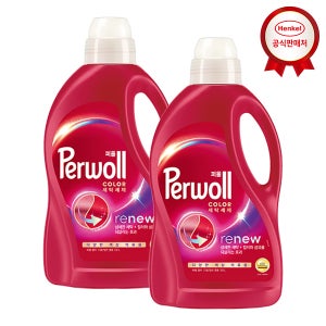 헨켈 퍼울 리뉴 컬러 1.9L x2개 세탁세제 (겸용)