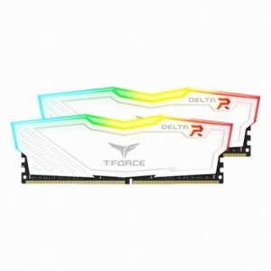 T-Force DDR4 16G PC4-25600 CL16 Delta RGB 화이트 (8Gx2) 서린