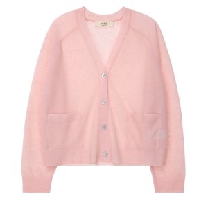 [아떼 바네사브루노 여성] 아떼바네사브루노 린넨 혼방 포켓 배색 가디건 VLSW4B275P1