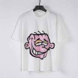 Billionaire 일러스트 캐릭터 프린팅 라운드 반팔 티셔츠 #3 [스트릿 편집샵 람스]