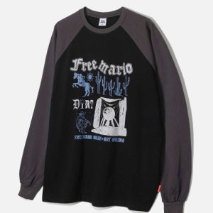 [프리마리오] 웨스턴 더트 롱 슬리브 [블랙] F24TS138
