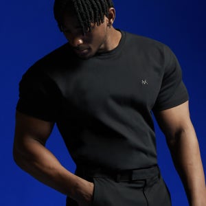 심볼자수 머슬핏 숏슬리브 3color