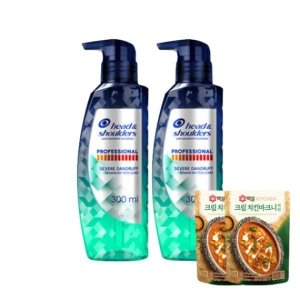 헤드앤숄더 프로페셔널 가려운 두피케어 샴푸 300ml 2개 + 헤드앤숄더 가려운두피 샴푸 80ml 1개 증정