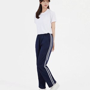 사계절,두줄 네이비 츄리닝 트레이닝바지 체육복