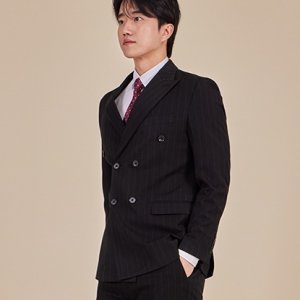 경성크*쳐 스타일 남자 스트라이프 정장세트(자켓+바지) 교복 학생복
