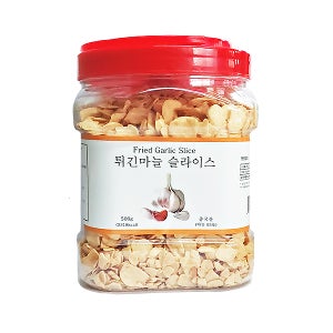 튀긴 마늘 500g 슬라이스 마늘