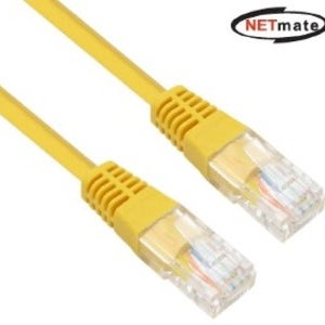 NETmate NMC-U502Y CAT.5E UTP 다이렉트 케이블 옐로우