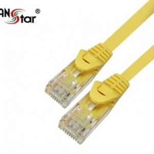 랜스타 CAT.5E UTP 연선 다이렉트 랜케이블 옐로우 LS-5UTPD-Y