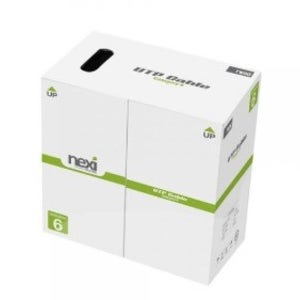 넥시 NX627 랜선 제작 CAT.6 UTP 300M 그레이